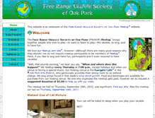 Tablet Screenshot of freerangeukulelesociety.com
